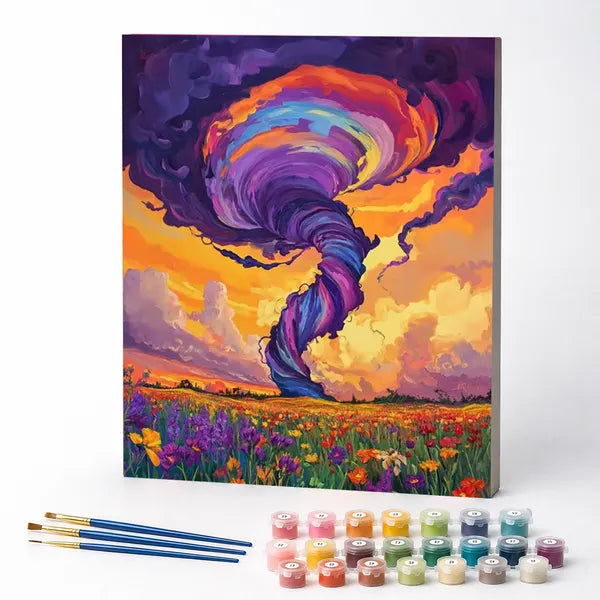 Paint by Numbers Kit – Violet Hurricane