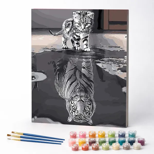 Paint by Numbers Kit – The Tiger Within