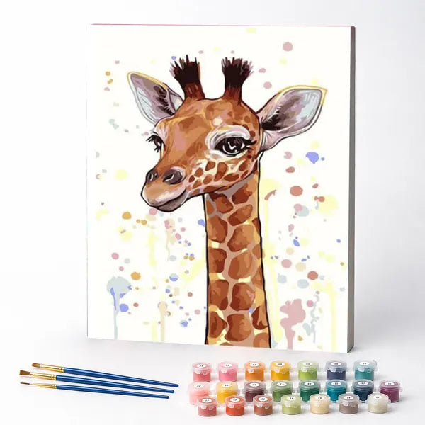 Paint by Numbers Kit – Little Giraffe