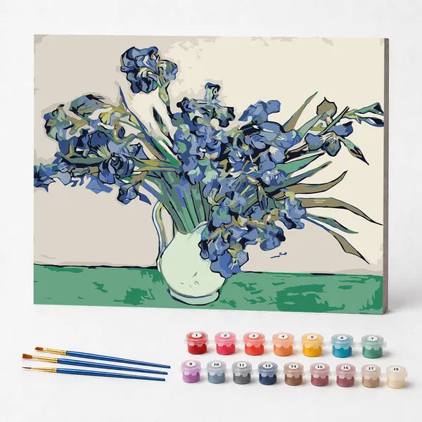 Paint by Numbers Kit – Irises, Van Gogh