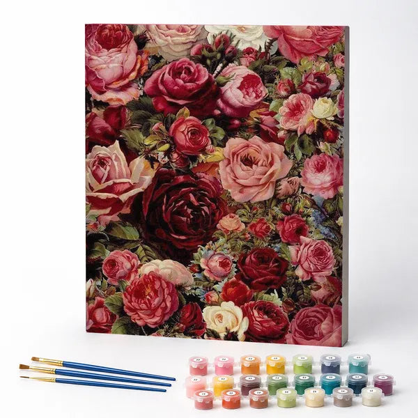 Paint by Numbers Kit – Rose Garden