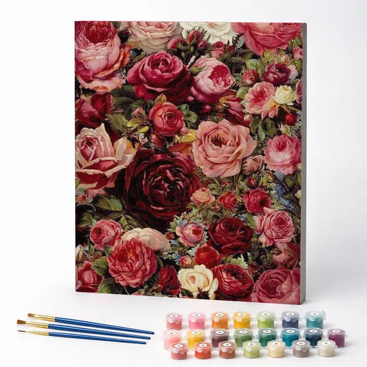 Rose Garden - Paint by Numbers Kit
