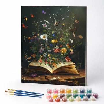 Paint by Numbers Kit – Books in Bloom