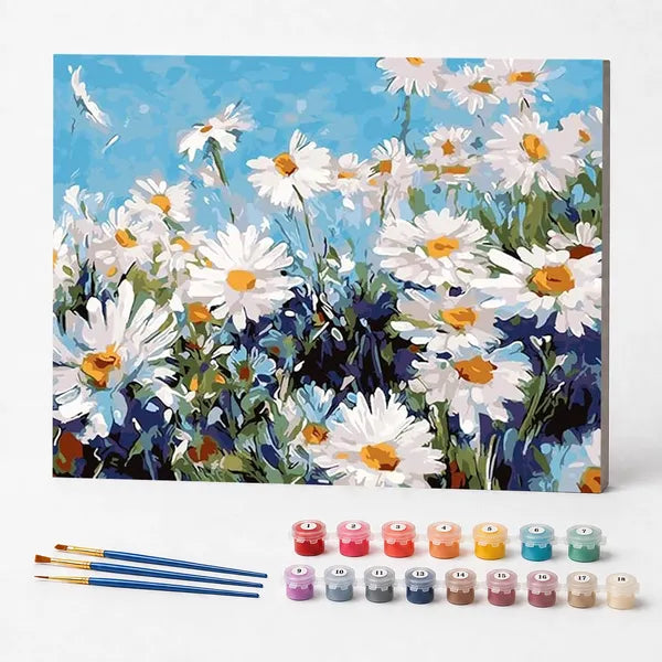 Paint by Numbers Kit – Garden Daisies