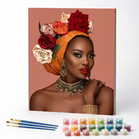 Paint by Numbers Kit – Rose Crown Beauty