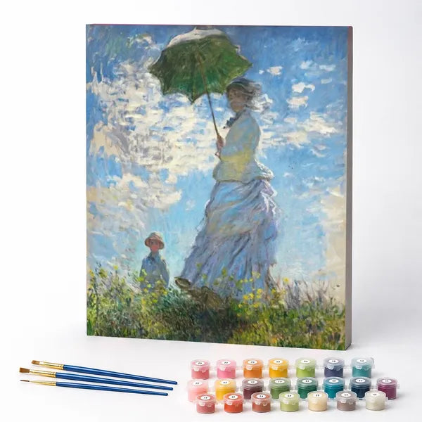 Paint by Numbers Kit – Woman with a Parasol, Claude Monet