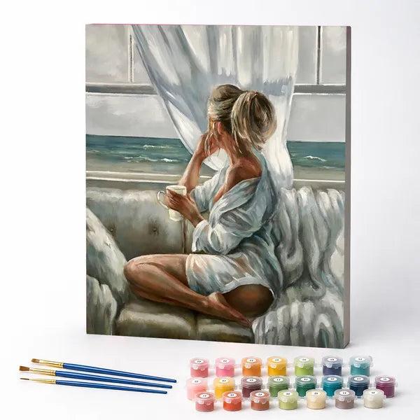Paint by Numbers Kit – Woman by the Window