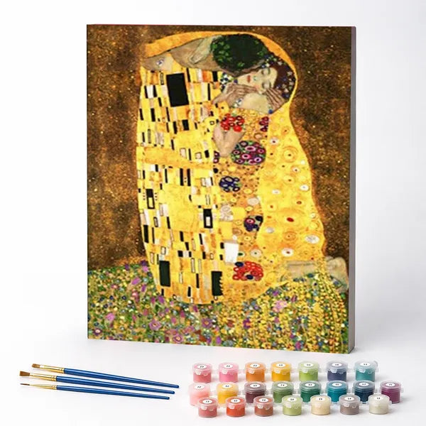 Paint by Numbers Kit – The Kiss, Gustav Klimt