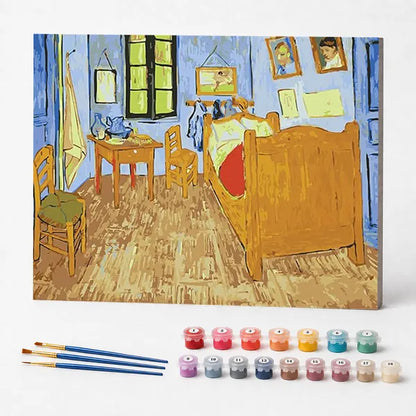 The Bedroom in Arles, Van Gogh - Paint by Numbers Kit