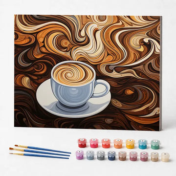 Paint by Numbers Kit – The Flavors of Coffee