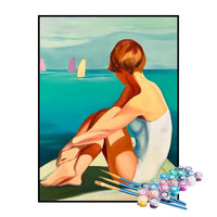 Paint by Numbers Kit – Watching the Sailboats