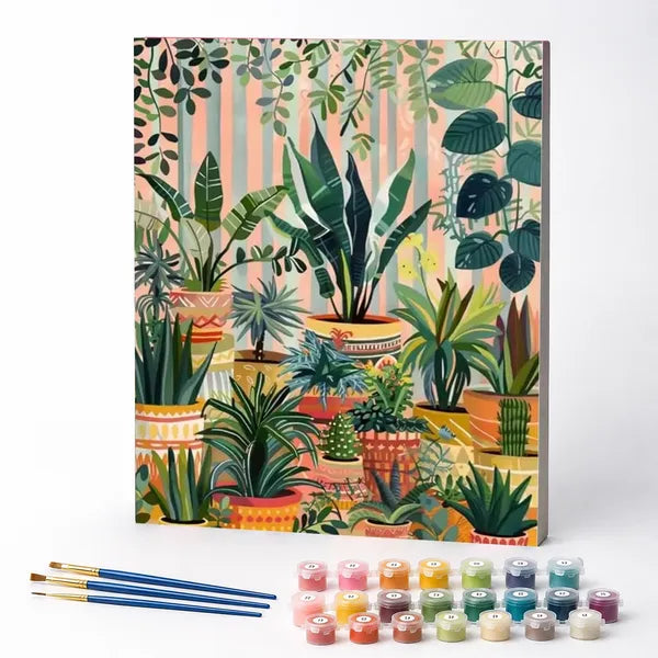 Paint by Numbers Kit – Succulent Garden