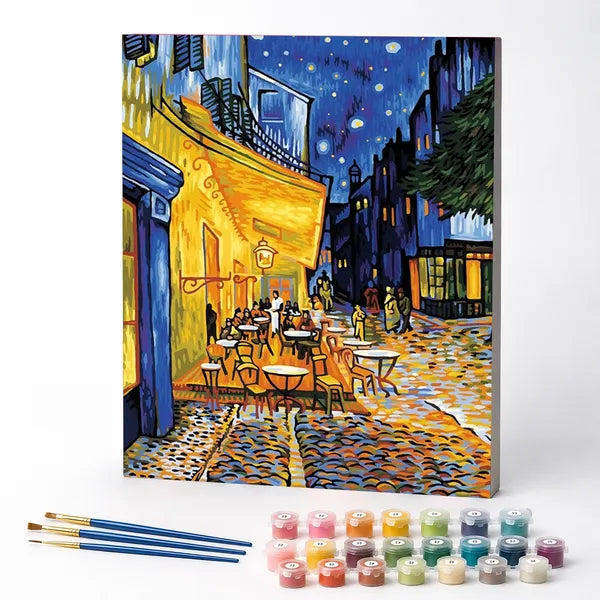 Café Terrace at Night, Van Gogh - Paint by Numbers Kit