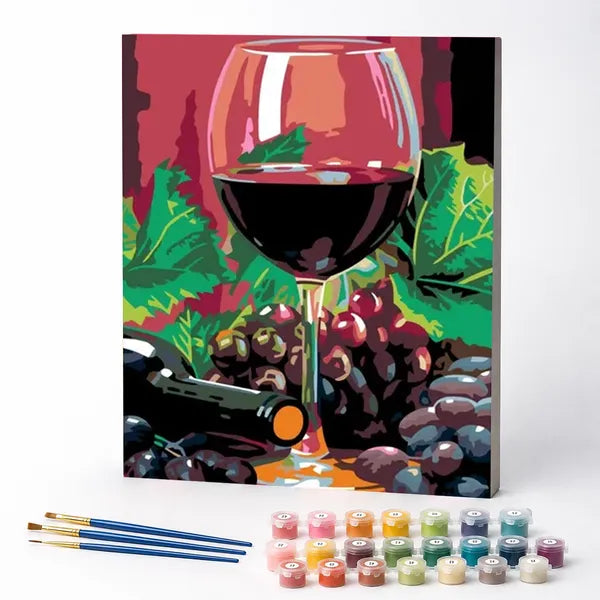 Paint by Numbers Kit – Wine