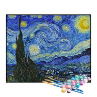Paint by Numbers Kit – The Starry Night, Van Gogh