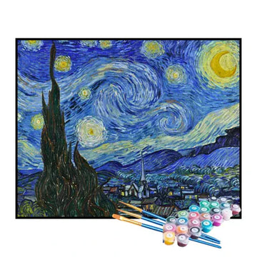 Paint by Numbers Kit – The Starry Night, Van Gogh
